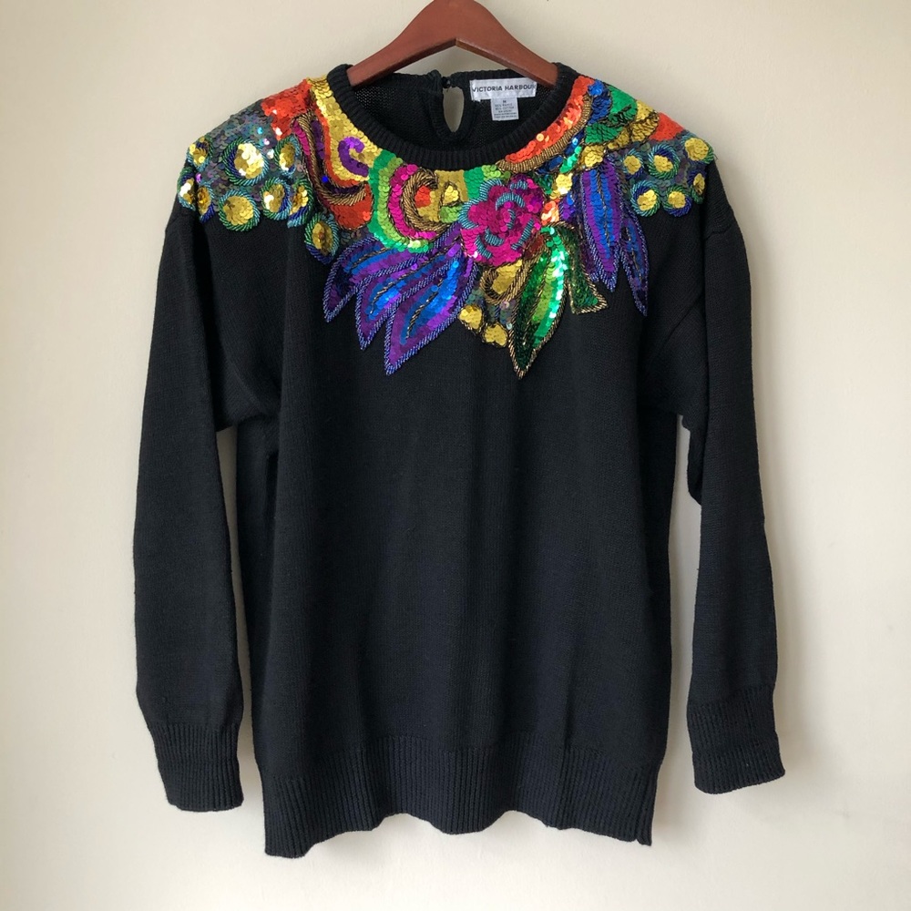 Victoria Harbour Vintage Floral Sweater